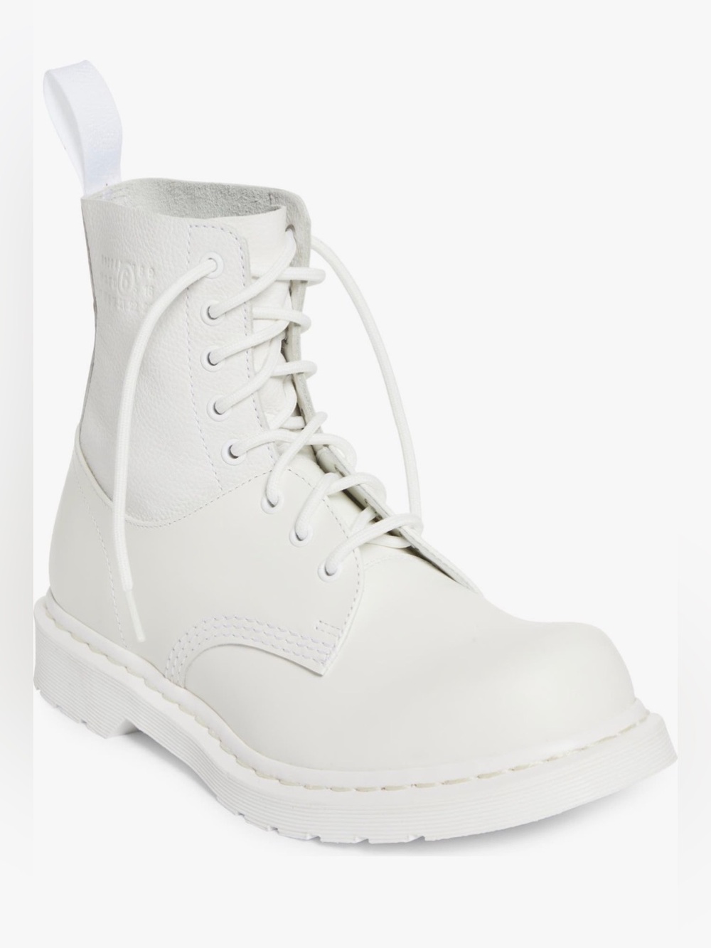 MM6 Maison Margiela × Dr. Martens 1460 Lace-
Up Boot NEW Women’s White 9 US